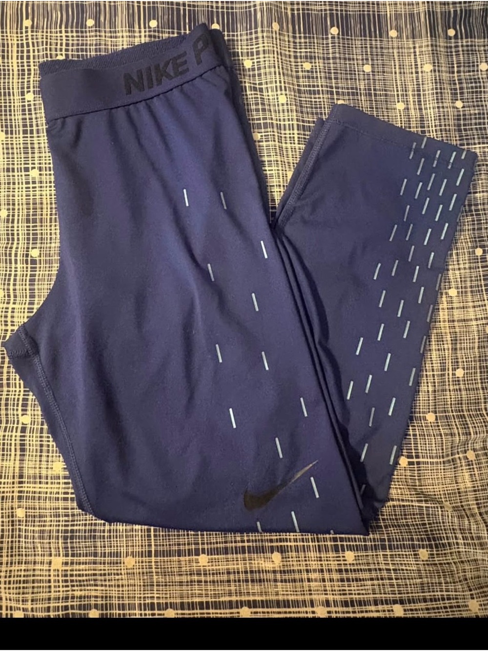 Nike Pro Navy Blue Performance Leggings
